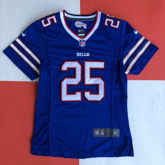 Nike Tops - NIKE LESEAN MCCOY BILLS FOOTBALL JERSEY WOMENS